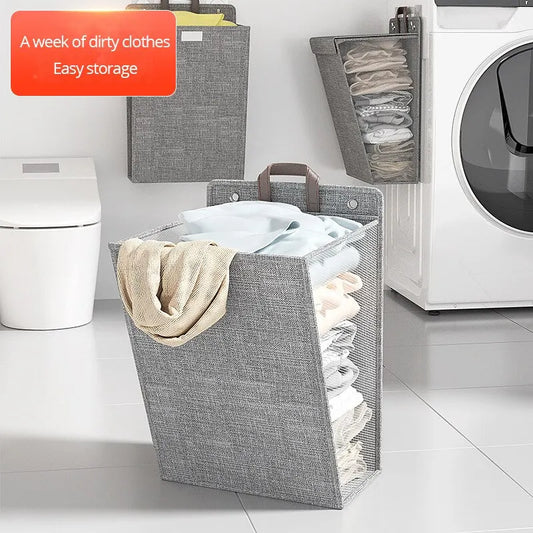 Foldable Adhesive Laundry Basket