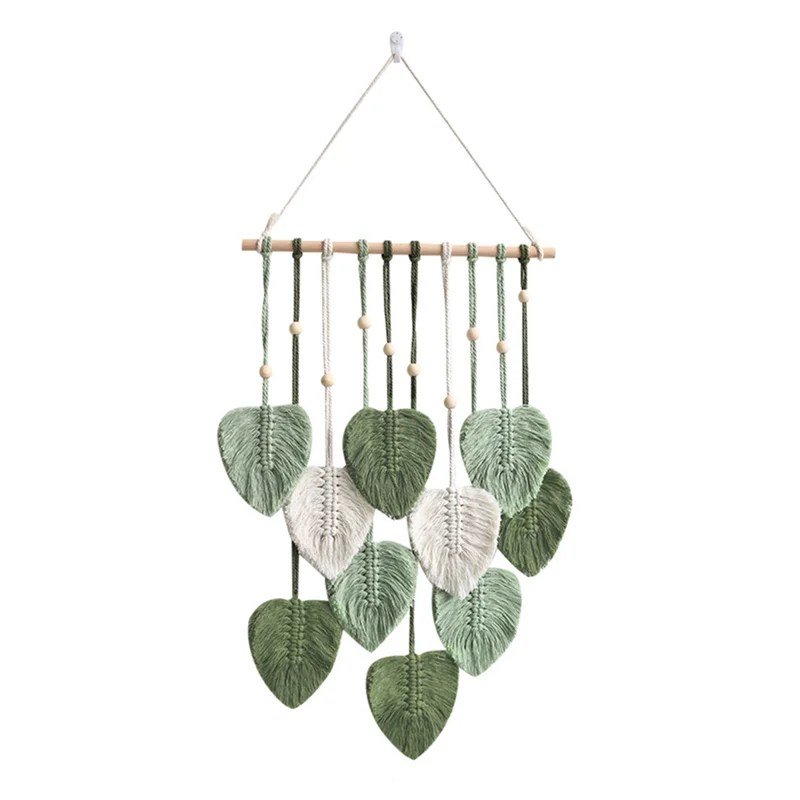 Green Leaf Macrame