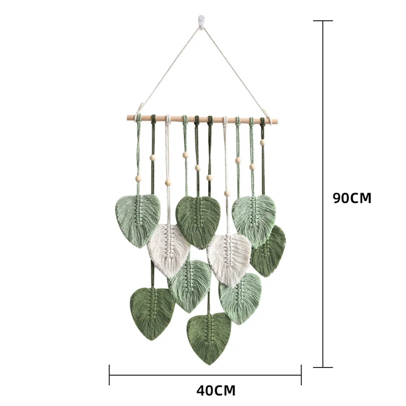 Green Leaf Macrame