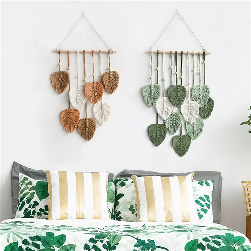 Green Leaf Macrame